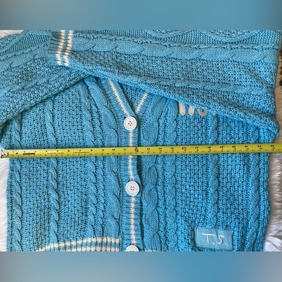 Taylor Swift 1989 Women’s Light Blue Cardigan Size XS / SM - Picture 5 of 11